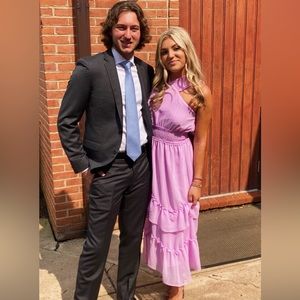 Betsy Johnson Pink Maxi Dress